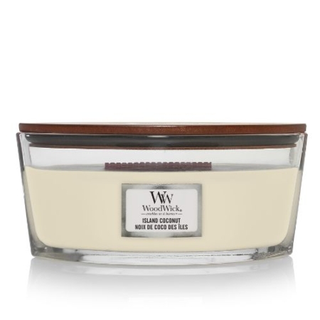WoodWick Heartwick Flame Ellipse Island Coconut 5