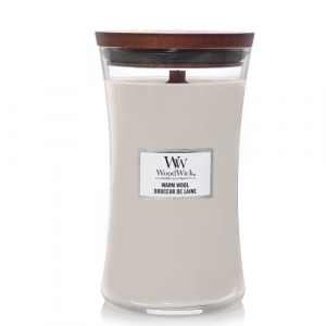 WoodWick Large Candle Warm Wool 4