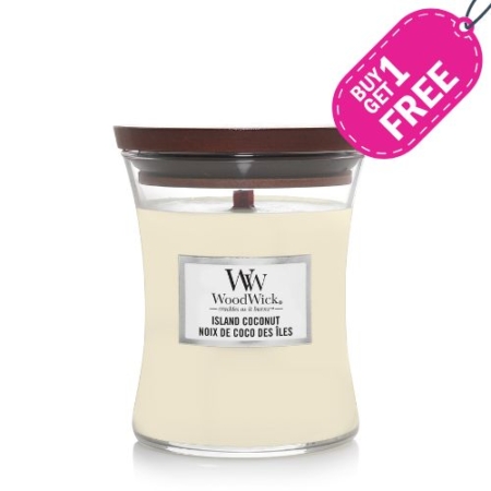 WoodWick Medium Candle Island Coconut 5