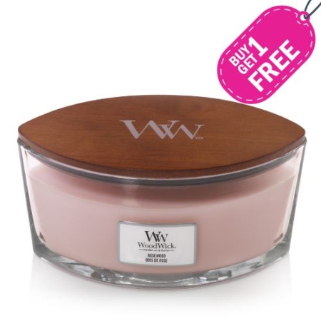 WoodWick Heartwick Flame Ellipse ​​​​​​​Rosewood 1
