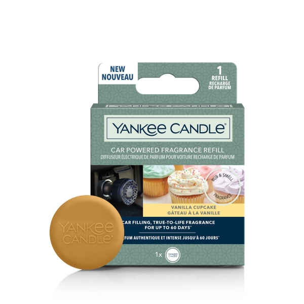 Yankee Candle Vanilla Cupcake Car Powered Fragrance Diffuser Refill 1