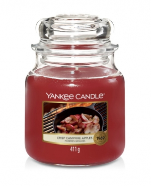 Yankee Candle Medium Jar Crisp Campfire Apples 1