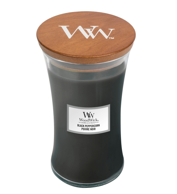 WoodWick Large Candle Black Peppercorn 1