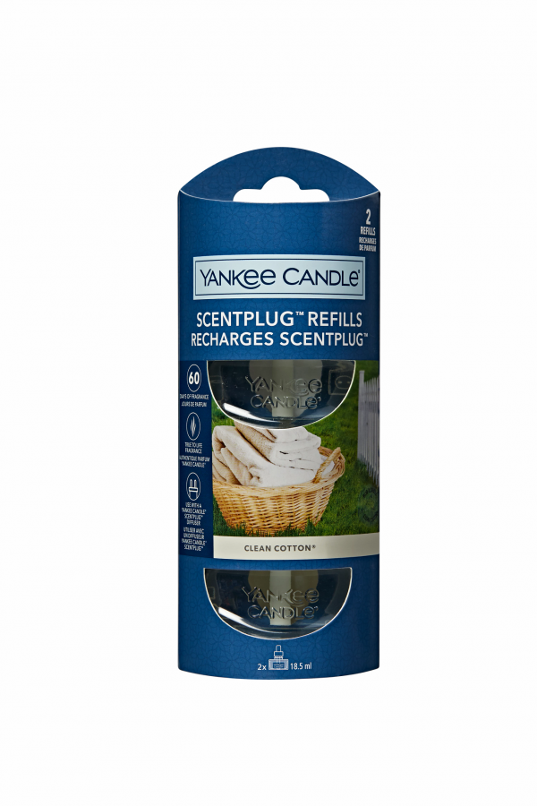 Yankee Candle Electric Scent Plug Refill Clean Cotton 2 stuks 1