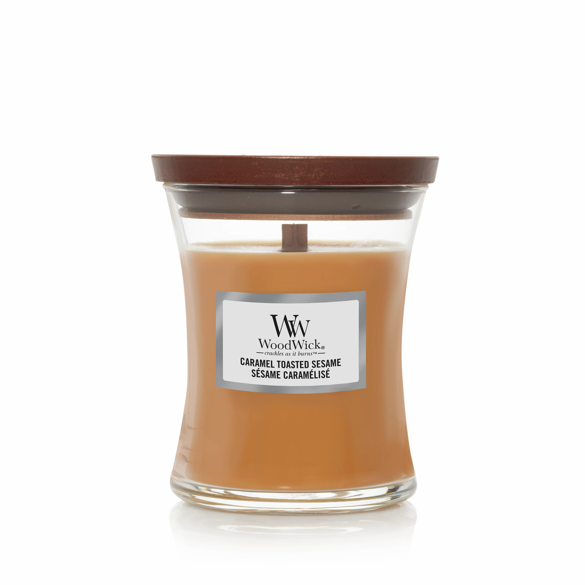 WoodWick Medium Candle Caramel Toasted Sesame Geur voor je huis