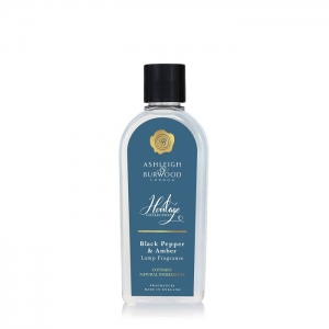 Ashleigh & Burwood Lamp Oil Heritage Blue Black Pepper & Amber 250 ml 1