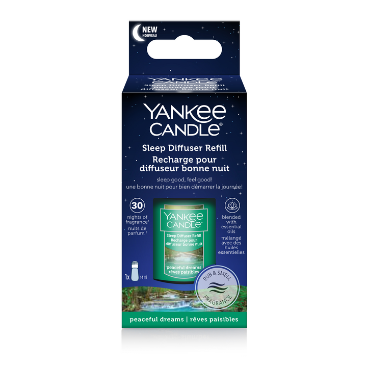 Yankee Candle Sleep Diffuser Refill Peacefull Dreams Geur voor je huis
