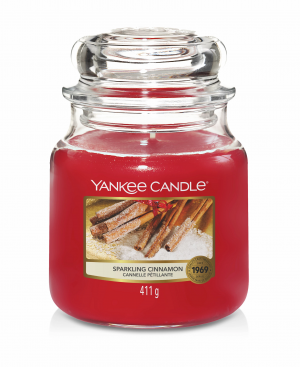 Yankee Candle Medium Jar Sparkling Cinnamon 3