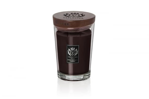 Vellutier Large Candle Swiss Chocolate Fondant 1