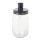 Home Society Candle Jar Mason White 8