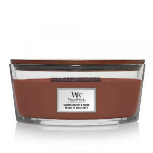 WoodWick Heartwick Flame Ellipse ​​​​​​Smoked Walnut & Maple 1
