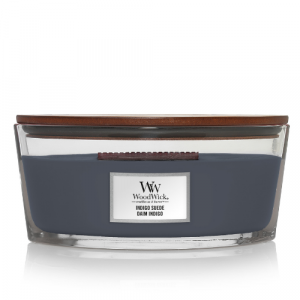 WoodWick Heartwick Flame Ellipse ​​​​​​Indigo Suede 1