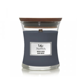 WoodWick Mini Candle Indigo Suede 1