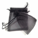 Organza zakje voor amberblokjes in zwart 8