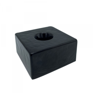 Scentchips Candle Holder Black Glass 2
