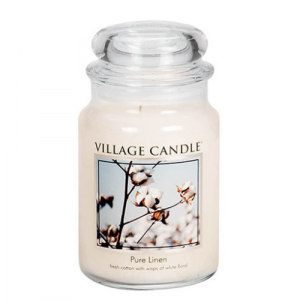 Village Candle Large Jar Pure Linen 5