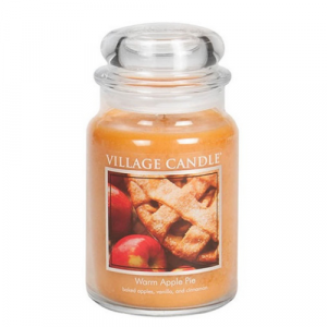 Village Candle Large Jar Warm Apple Pie 1