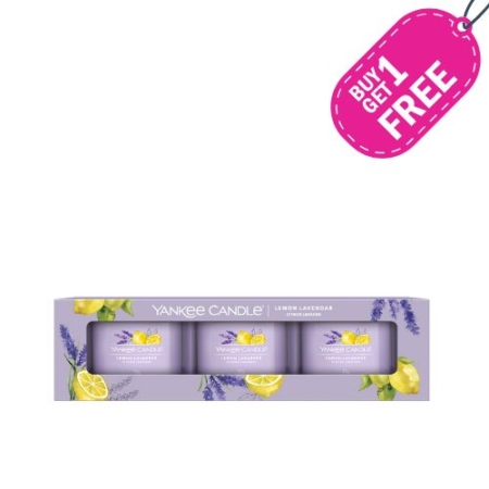 Yankee Candle Filled Votive Lemon Lavender 3 pack 18