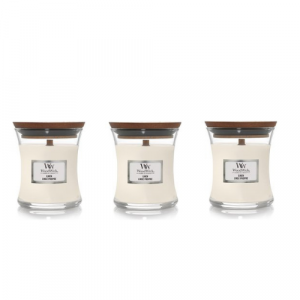WoodWick Mini Candle Linen 3 stuks 5