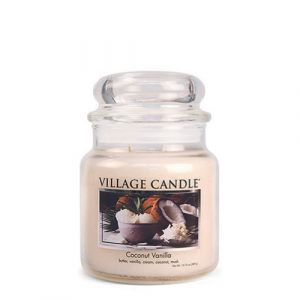 Village Candle Medium Jar Coconut Vanilla 4