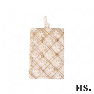 Home Society Ophangzakje voor geurzakjes Flower White Gold 8