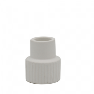 Scentchips Candle Holder Ribbel White 4