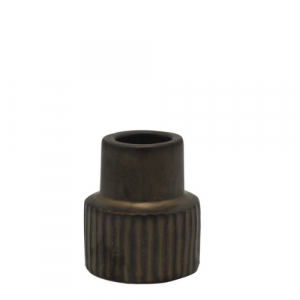 Scentchips Candle Holder Ribbel Brons 4