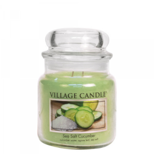 Village Candle Medium Jar Sea Salt Cucumber 2
