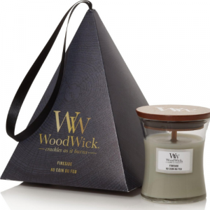 Woodwick Gift Set Mini Candle Fireside 3