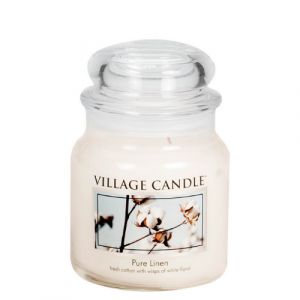 Village Candle Medium Jar Pure Linen 2