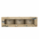 Yankee Candle Filled Votive Amber & Sandalwood 3 pack 6