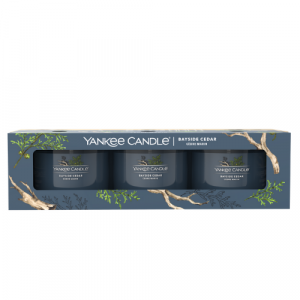 Yankee Candle Filled Votive Bayside Cedar 3 pack 3