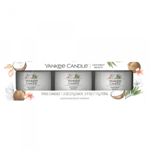 Yankee Candle Filled Votive Coconut Beach 3 pack 5