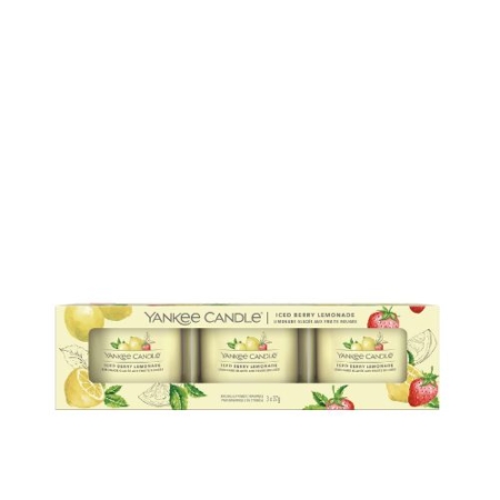 Yankee Candle Filled Votive Iced Berry Lemonade 3 pack 2