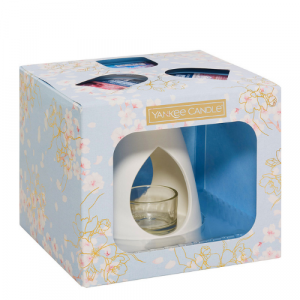 Yankee Candle Sakura Blossom Festival Wax Melt Warmer Gift Set 10