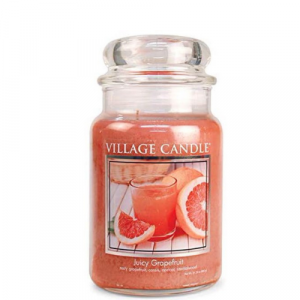 Village Candle Large Jar Juicy Grapefruit 1