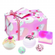 Bomb Cosmetics Cherry Bathe-Wel Gift Pack 7