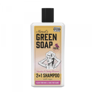 Marcel's Green Soap 2-in-1 Shampoo Vanille & Kersenbloesem 500 ml 2