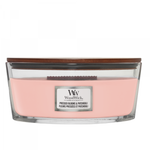 WoodWick Heartwick Flame Ellipse Pressed Blooms & Patchouli 1