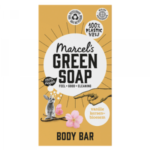 Marcel's Green Soap Body Bar Vanille & Kersenbloesem 14
