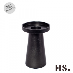 Home Society Candle Holder Dre Black L 10