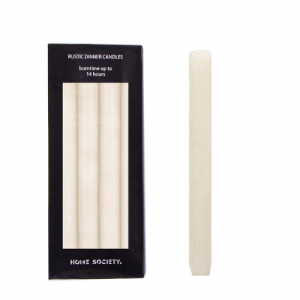 Home Society Dinner Candles Rustic Wit 7