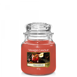 Yankee Candle Medium Jar Apple & Sweet Fig 5