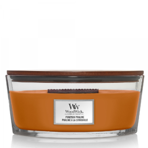 WoodWick Heartwick Flame Ellipse Pumpkin Praline 12