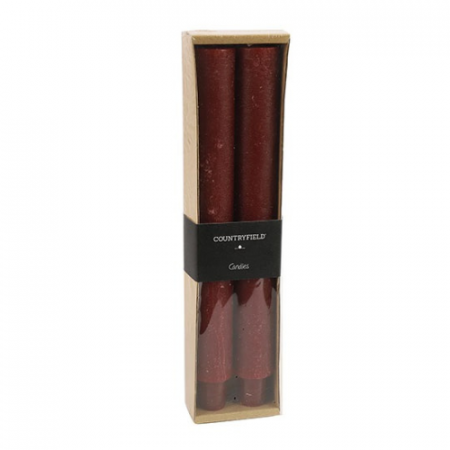 Countryfield Diner Kaars Vela Aubergine 25 cm 4