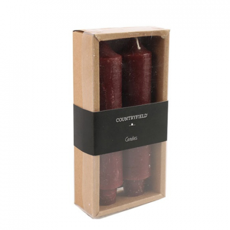 Countryfield Diner Kaars Vela Aubergine 15,5 cm 3