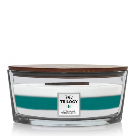 WoodWick HearthWick Flame Ellipse Icy Woodland Trilogy 6
