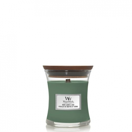 WoodWick Mini Candle Mint Leaves & Oak 4