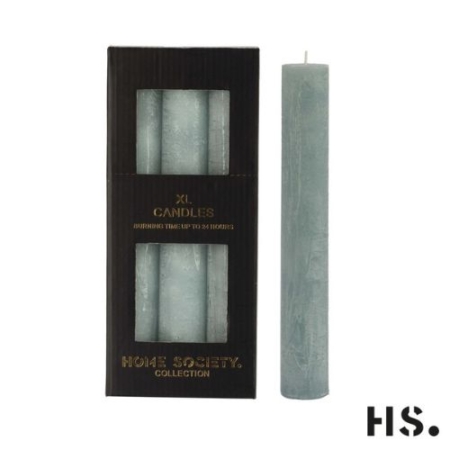 Home Society Diner Candle XL Blue 9 stuks 13