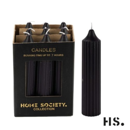 Home Society Diner Candle XL Stripe Black 7